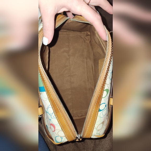 Coach Multi-colored leather bag - Picture 13 of 16